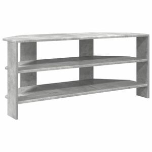 vidaXL Corner TV Cabinet 102x40.5x45cm Concrete Grey Engineered Wood