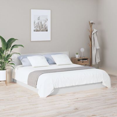 vidaXL Bed Headboard High Gloss White 200x1.5x80 cm Engineered Wood