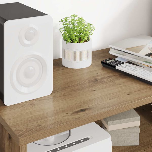 vidaXL TV Cabinet Artisan Oak 80 x 35 x 40 cm Engineered Wood