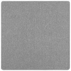 vidaXL Carpet Runner Light Grey 100 x 100 cm 100% Polypropylene