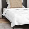 vidaXL Duvet with Pillow 2 pcs White Microfiber
