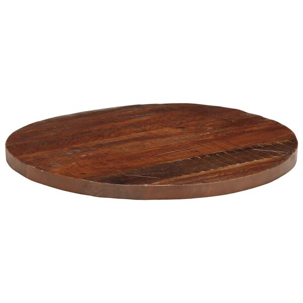 vidaXL Table Top &Oslash; 80x2.5 cm Round Solid Wood Reclaimed
