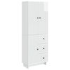 vidaXL Cabinet Set 2 pcs 66 x 34.5 x 90 cm Engineered Wood