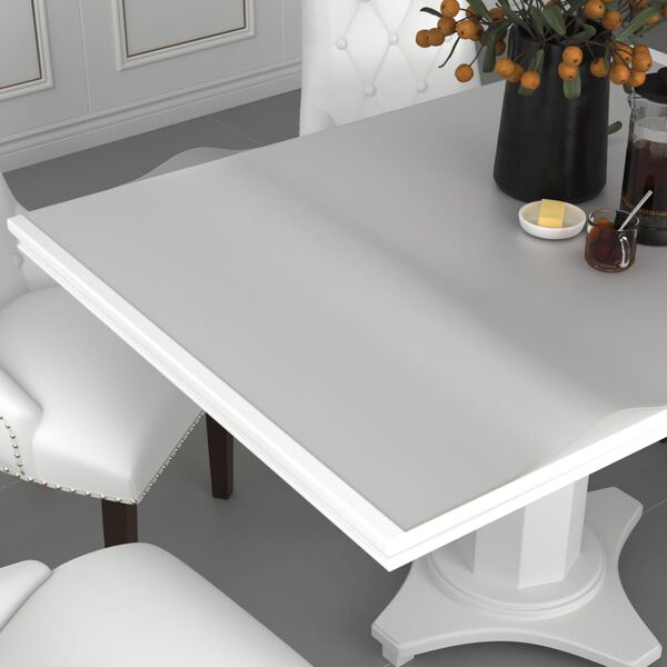 vidaXL Table Protector Matt 90x90 cm 1.6 mm PVC