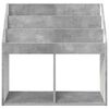 vidaXL Kids Bookshelf with Storage Concrete Grey 72.5 x 29.5 x 69 cm