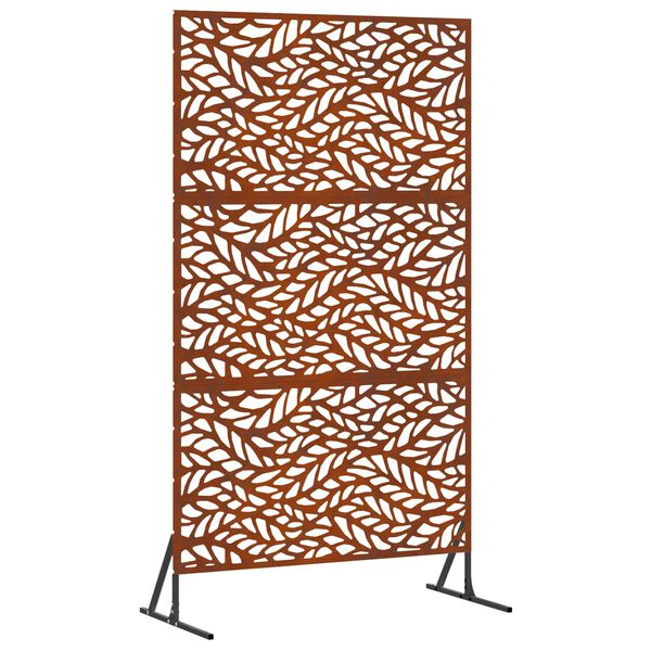 vidaXL Privacy Screen Grey 100 x 50 x 180 cm Weathering Steel