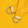 vidaXL Sunshade Sail 160 g/m&sup2; Triangular Yellow 6x6x6 m HDPE