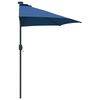 vidaXL Garden Parasol Azurblau 294 x 150 x 224 cm Fabric