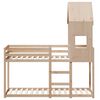 vidaXL Bunk Bed without Mattress 75x190 cm Small Single Solid Wood Pine