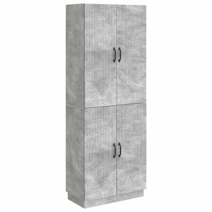 vidaXL Cabinet Set 2 pcs Concrete Grey Engineered Wood