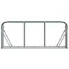 vidaXL Log Holder Green 234x45x100 cm Galvanised Steel
