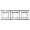 vidaXL Gabion Raised Bed Silver 150 x 50 x 80 cm Galvanised Steel