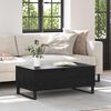 vidaXL Coffee Table Black Oak 90 x 50 x 36.5 cm Engineered Wood