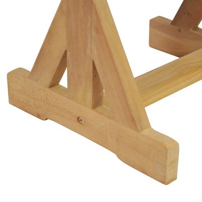 vidaXL Garden Footstool 42x35x45 cm Solid Teak Wood