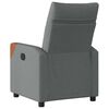 vidaXL Recliner Chair Reclining Dark Grey 69 x 86 x 100 cm Fabric