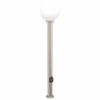 vidaXL Bollard Light with Outlet 120 cm Stainless Steel IP44
