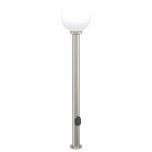 vidaXL Bollard Light with Outlet 120 cm Stainless Steel IP44