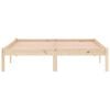 vidaXL Bed Frame without Mattress 137x190 cm Solid Wood Pine Full