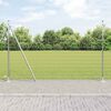 vidaXL Fence with Post Silver 1.6 x 10 m Steel