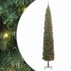 vidaXL Artificial Christmas Tree with 300 LEDs with Stand Green 270 cm