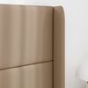 vidaXL Headboard Ear Brown 80 x 16 x 4 cm PVC
