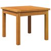 vidaXL Side Table Oil Natural Solid Acacia Wood