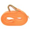 vidaXL Ratchet Tie Down Straps 10pcs 0.4 Tonnes 6mx25mm Orange