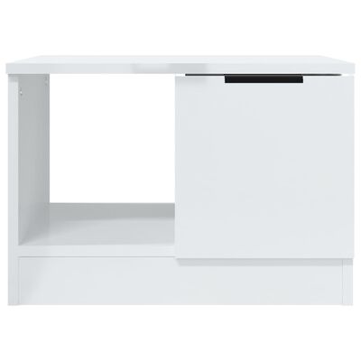 vidaXL Coffee Table High Gloss White 50x50x36 cm Engineered Wood