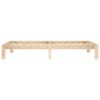 vidaXL Bed Frame without Mattress Solid Wood Pine 100x200cm