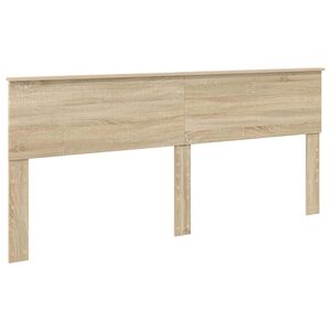 vidaXL Headboard Sonoma Oak 200 cm Engineered wood