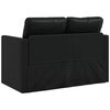 vidaXL Folding Sofa Bed Black 112 x 60 x 55 cm PVC