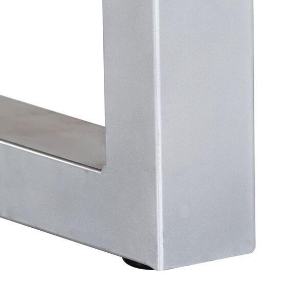 vidaXL Coffee Table with Live Edges 60x60x40 cm Solid Acacia Wood