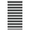 vidaXL Zebra Blind Black 75x100 cm Fabric Width 70.9 cm Polyester