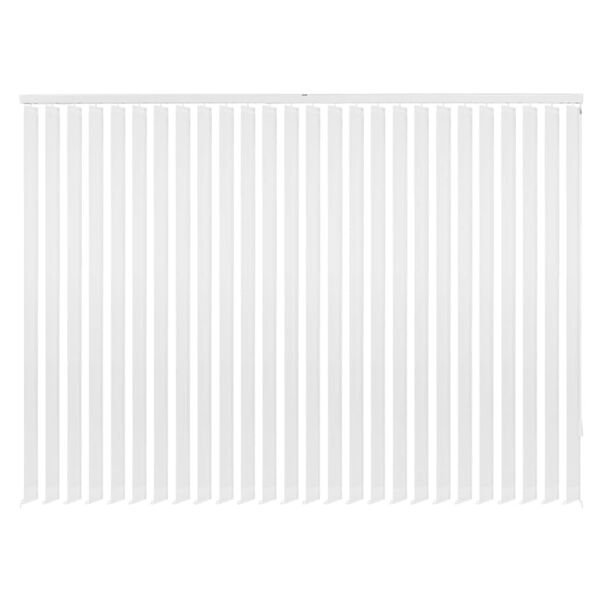 vidaXL Vertical Blinds White Fabric 120x250 cm