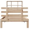 vidaXL Bookcase Bed without Mattress 90x200cm Solid Wood Pine