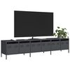 vidaXL TV Cabinet Anthracite 202x39x43.5 cm Cold-rolled Steel