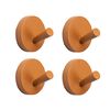KidsDepot Coat Hook Xion 8 cm Wood Terra 4 pcs