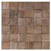 vidaXL Wall Panel 11 pcs Natural 30 x 30 x 2 cm