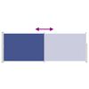 vidaXL Retractable Side Awning 160 x 500 cm Blue