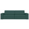 vidaXL Sofa Bed Dark Green 245 x 78 x 77 cm Velvet
