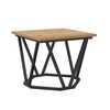 vidaXL Coffee Table 3 pcs Artisan Oak Engineered Wood and Steel