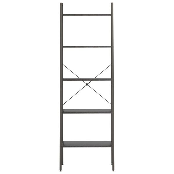 vidaXL 5-Tier Standing Shelf Black 56x35x174 cm