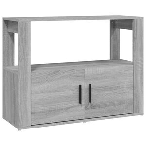 vidaXL Sideboard Grey Sonoma 80x30x60 cm Engineered Wood