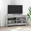 vidaXL Corner TV Cabinet Concrete Grey 102 x 40.5 x 45 cm