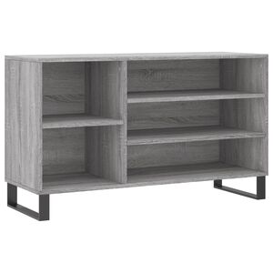 vidaXL Shoe Cabinet Grey Sonoma 102x36x60 cm Engineered Wood