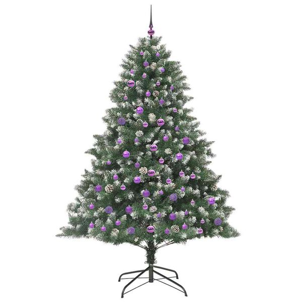 vidaXL Artificial Christmas Tree with Stand Green 140 x 140 x 210 cm