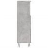 vidaXL Bathroom Cabinet Concrete Grey 30x30x100 cm Engineered Wood