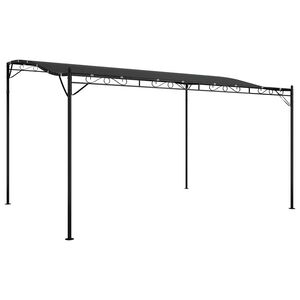 vidaXL Canopy Anthracite 4x3 m 180 g/m² Fabric and Steel