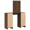 vidaXL Dressing Table Brown 102 x 33 x 135 cm Engineered Wood