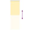 vidaXL Roller Blind Blackout Yellow 65x210 cm Fabric Width 60.7 cm Polyester